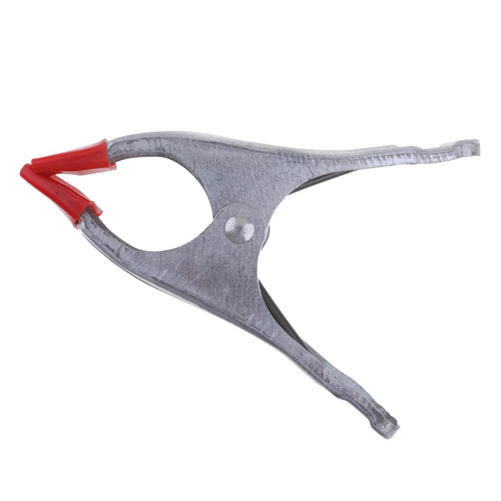 A Quick-Clip DIY Repair Tool Spring Steel Clamp Clip Jaw Opening Hand 6inch