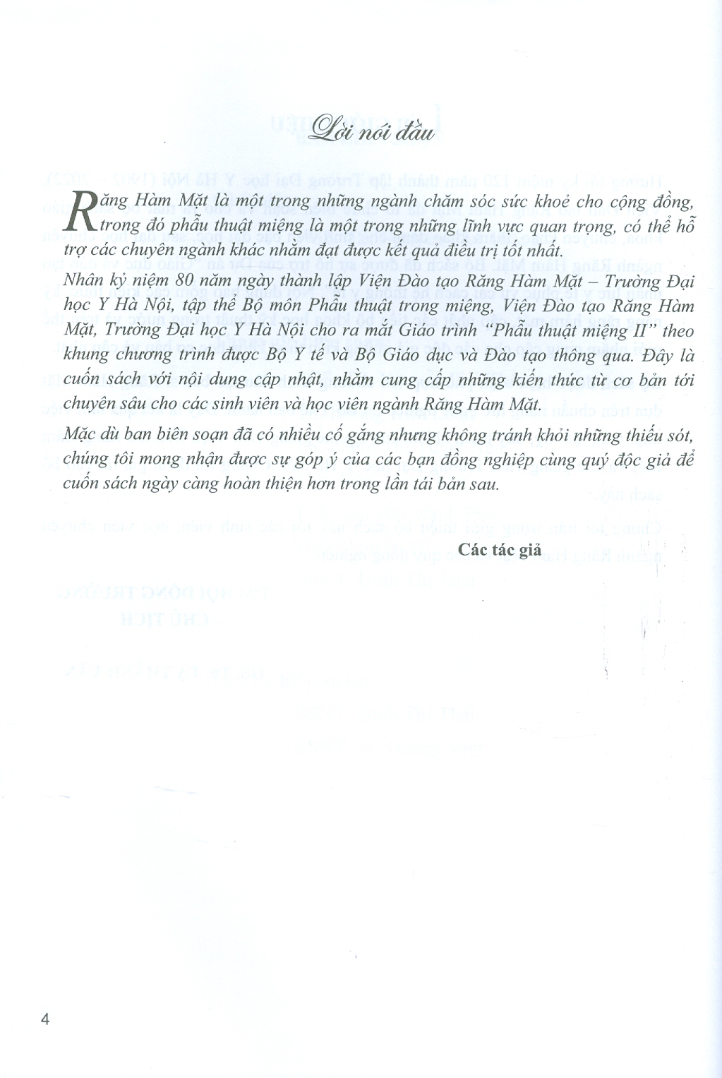 Phẫu Thuật Miệng II