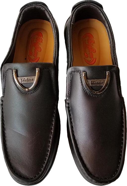 Giày Mọi Nam BIGGBEN Da Bò Thật GM01