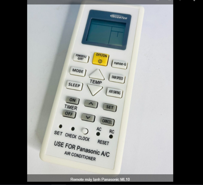 Remote máy lạnh  ML10 hàng chính hãng