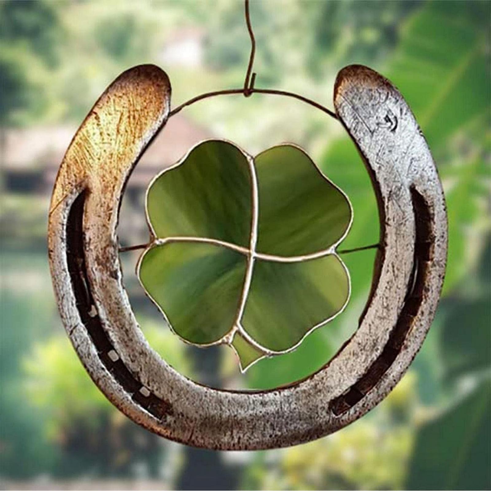 Cast Iron Rustic Good Luck Charm for Wedding Barn Door Party