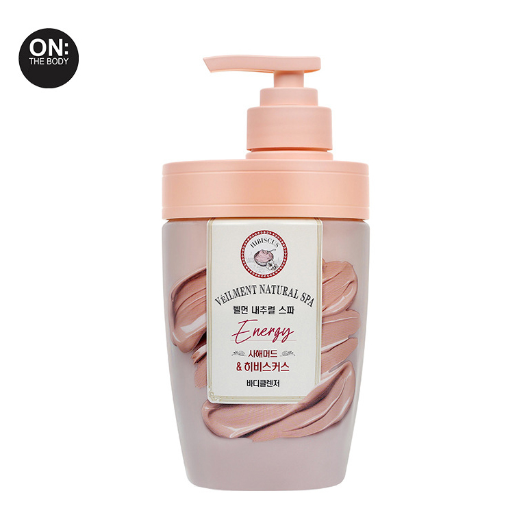 Sữa tắm bùn trắng da tẩy tế bào chết ON:The Body Veilment Natural Spa Hàn Quốc 500ml