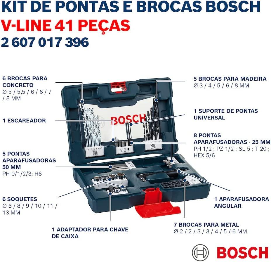 BỘ MŨI KHOAN 41 MÓN (MỚI) BOSCH 2607017396 - HÀNG CHÍNH HÃNG