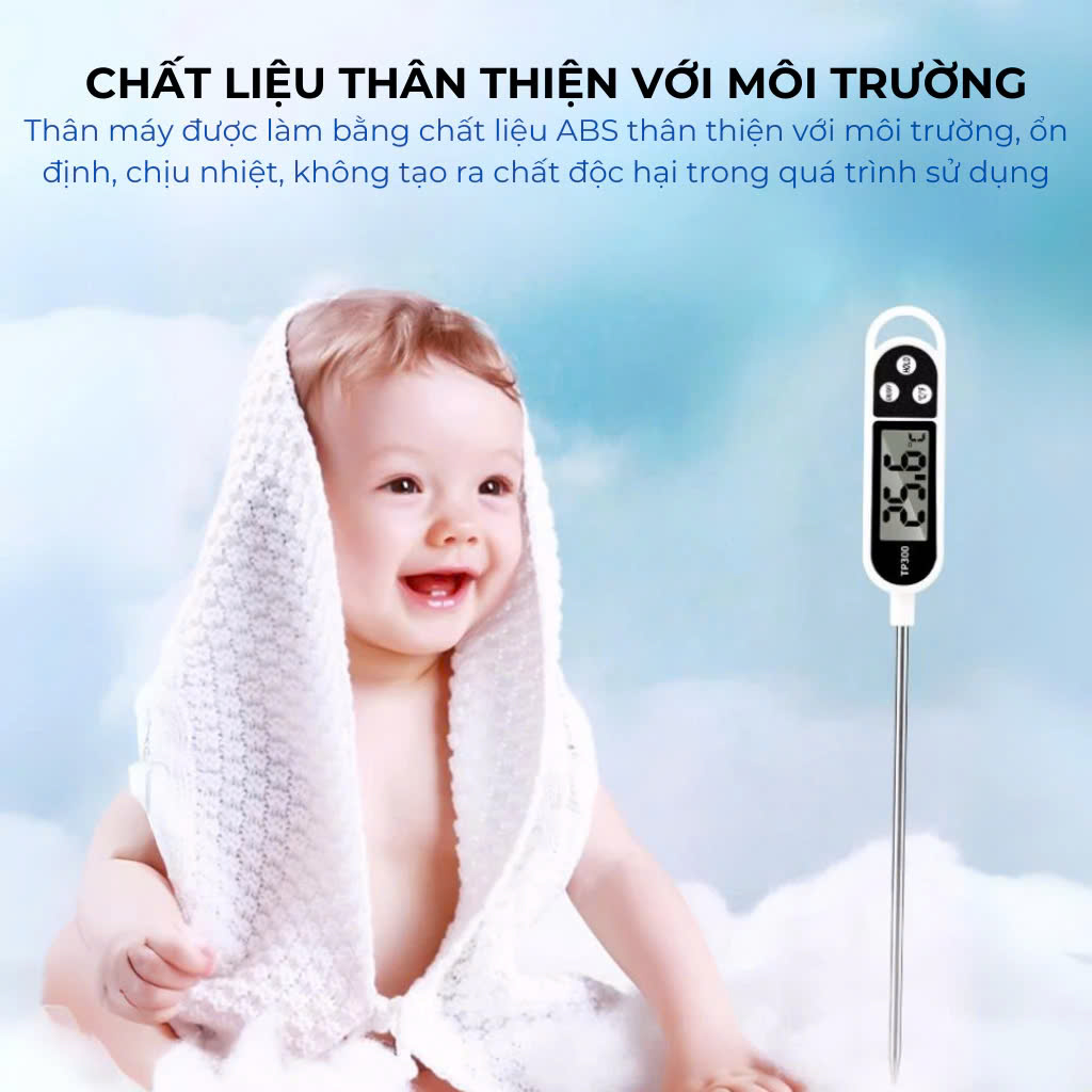 Nhiệt Kế Đo Nhiệt Độ Sữa và Đồ Ăn Cho Bé Nhiệt kế đo thực phẩm