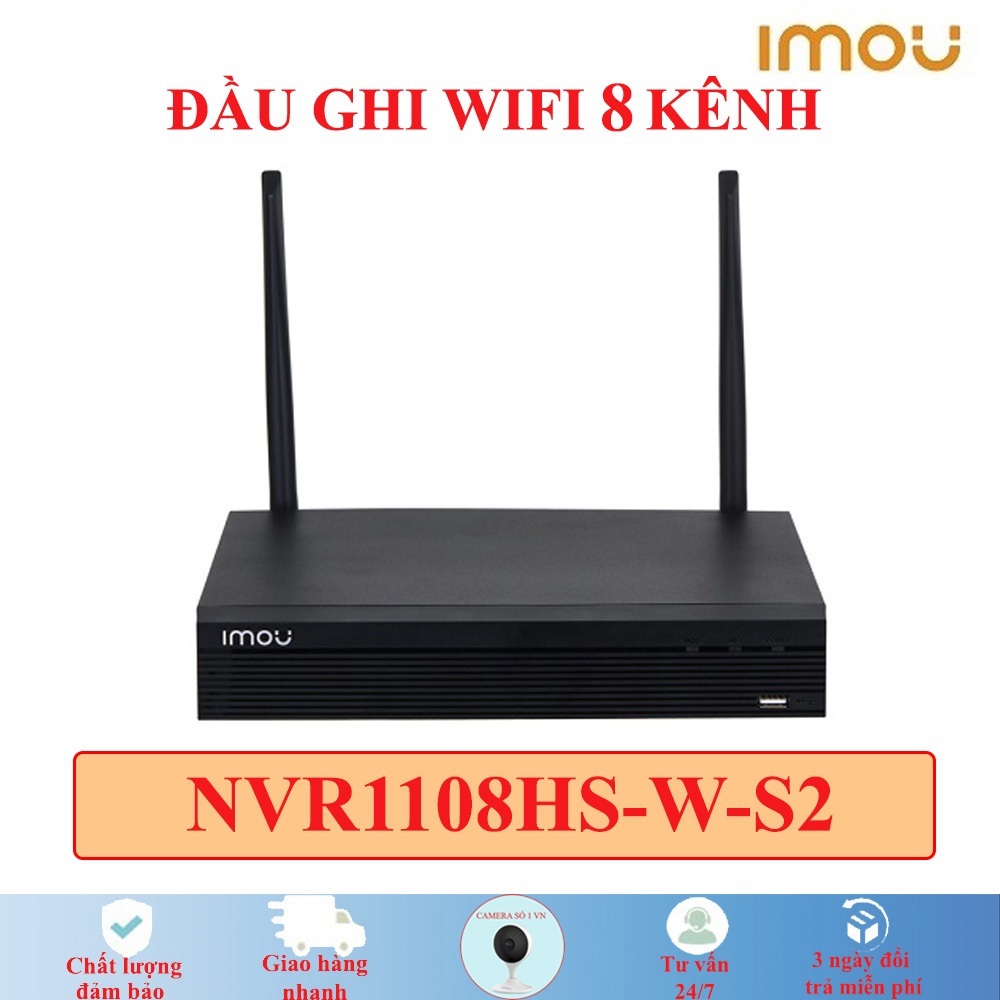 ĐẦU GHI HÌNH CAMERA IP WIFI 8 KÊNH IMOU NVR1108HS-W-S2 - HÀNG CHÍNH HÃNG