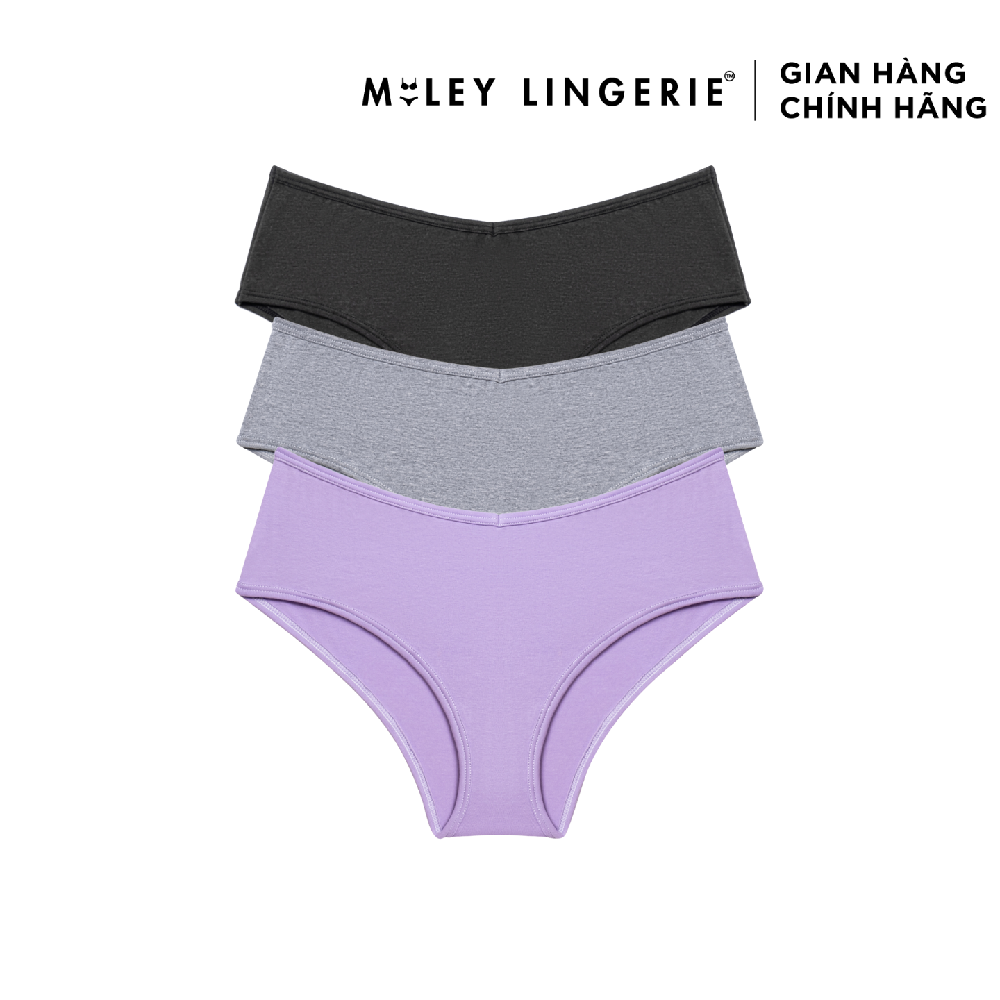 Combo 3 Quần Lót Nữ Cotton Lưng Chéo Being Me Miley Lingerie-FCS