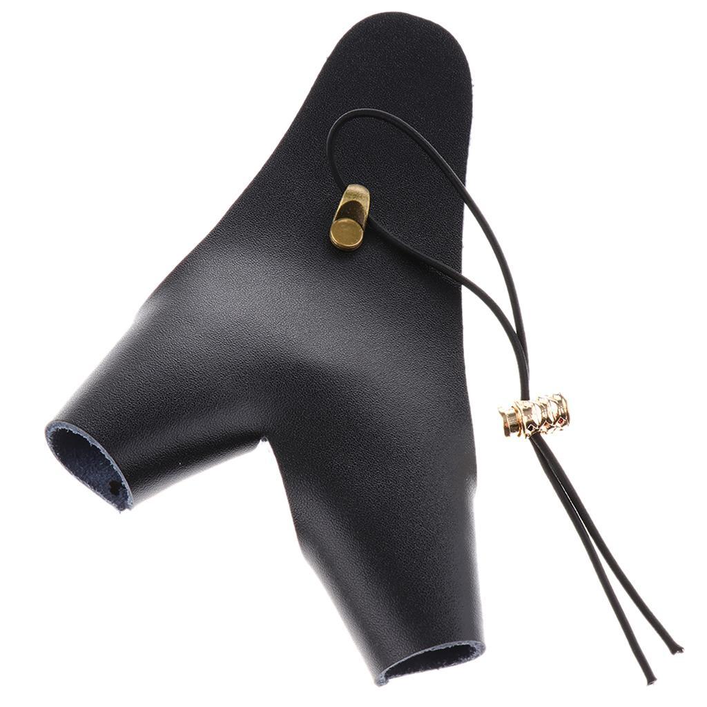Archery Glove Hunting Finger Tab Guard Protector
