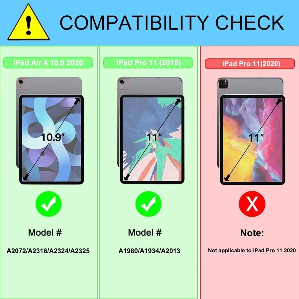 Bao Da Nắp Gập Từ Tính Cho Ipad Air 4 10.9 2020 Ipad Pro 11 2018