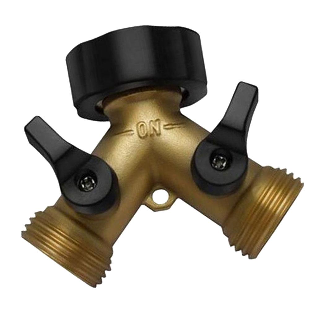 3/4 ''2 Đường Nước Vòi Bộ Chia Cổng Kết Nối Cho Tưới Cây Hay Rửa Xe