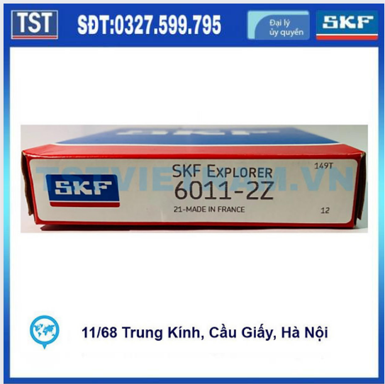 Vòng bi bạc đạn SKF 6011-2Z