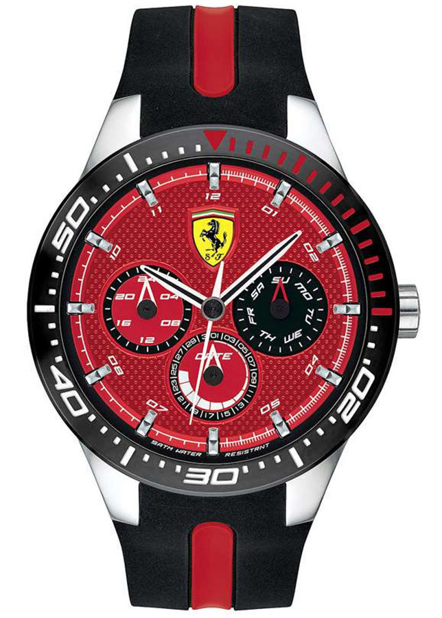 Đồng Hồ Nam Dây Cao Su Ferrari 0830588 (46mm)