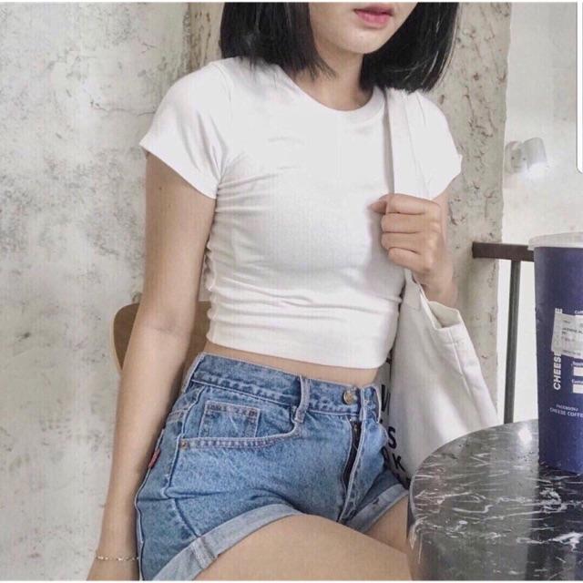 áo croptop nữ body - áo Kiểu Nữ Nhiều Màu Hàng Đẹp