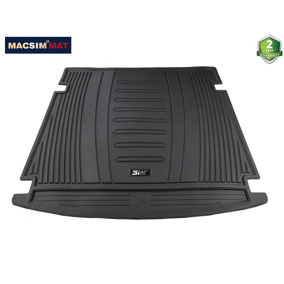Thảm lót cốp xe ô tô Audi Q5 2018+ nhãn hiệu Macsim 3W chất liệu TPE cao cấp màu đen