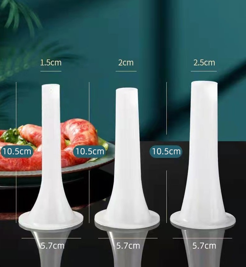Ống đùn thịt làm lạp xưởng xúc xích tại nhà có 3 cỡ ống đùn