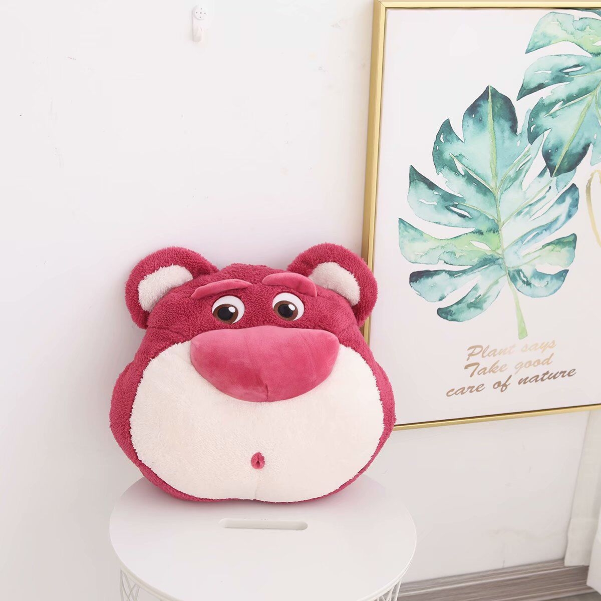 Gối Chăn Mền Lotso Huggin Bear Lông Xù 3 in 1 Có Ủ Tay Cao Cấp