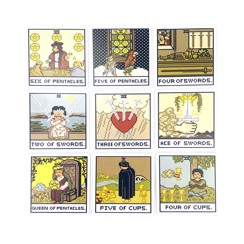 (size thường) 8-Bit Fantasy Tarot Deck New