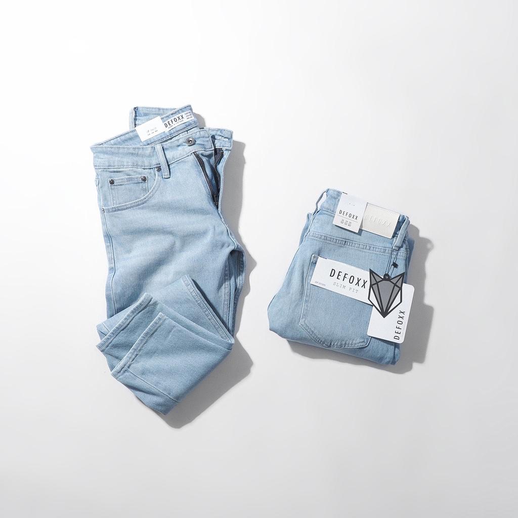 Quần jean xanh nhạt trơn form slimfit - JEAN BLUE 221205 | LASTORE MENSWEAR