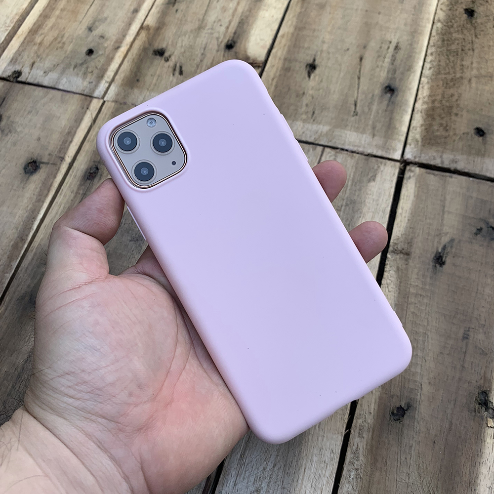 Ốp lưng dẻo mỏng dành cho iPhone 11 Pro Max - Màu hồng