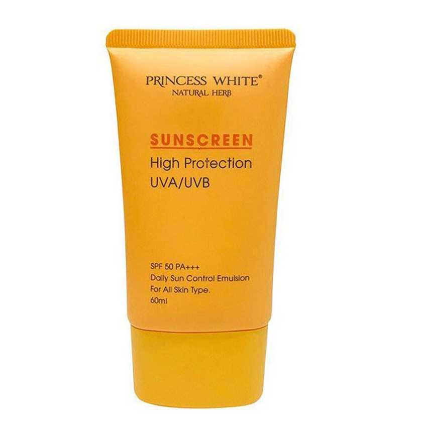 Kem Chống Nắng Princess White Sunscreen SPF50 PA+++ 60ml Ngăn Tia UV