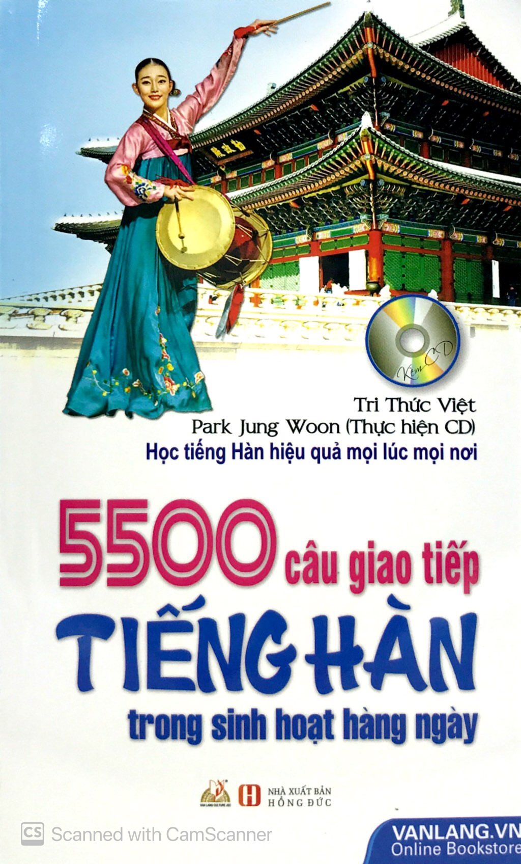 5500 Câu Giao Tiếp Tiếng Hàn Trong Sinh Hoạt Hàng Ngày (Kèm Cd) - Vanlangbooks