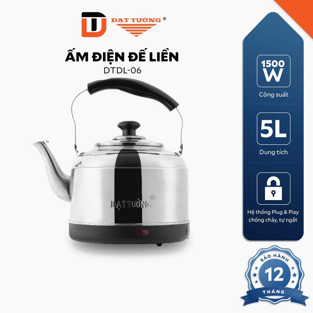 Ấm Đế Liền Vòi Dài 5L Đạt Tường - DTDL04, 06 - Hàng Chính Hãng