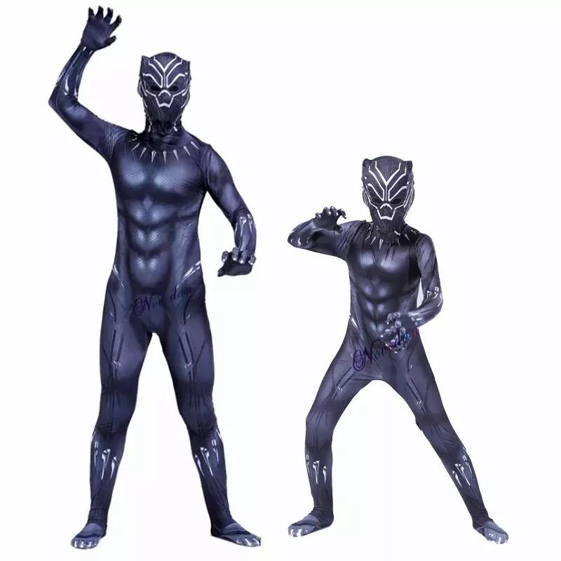 NGƯỜI LỚN - TRẺ EM Hóa Trang Báo Đen Black Panther
