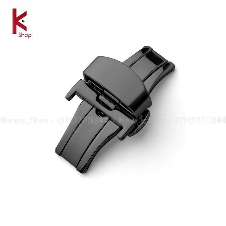Khóa bướm đồng hồ loại 2 nút bấm - Khóa Đồng Hồ 16mm 18mm 20mm 22mm