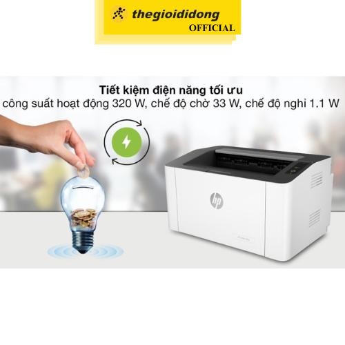 Máy in laser trắng đen đơn năng HP 107a (4ZB77A) - Hàng Chính Hãng