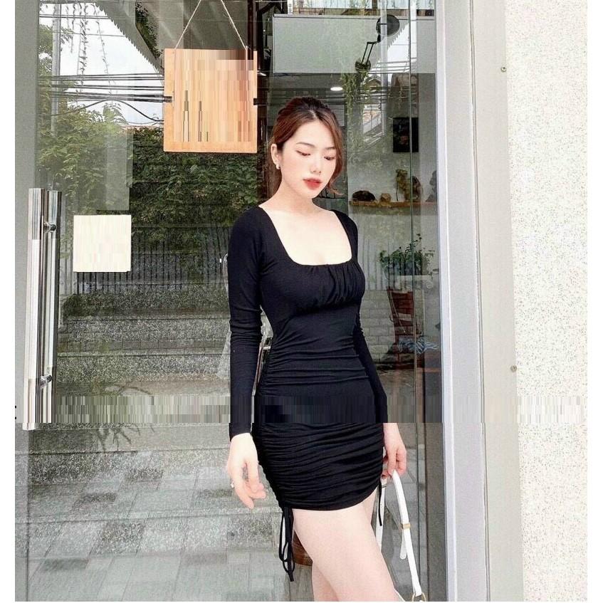 ĐẦM THUN ÔM NHÚN EO XINH XINH - BY7050