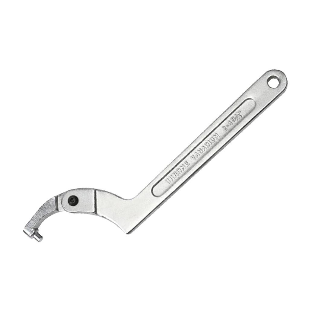 2x Adjustable Hook Wrench C Spanner Tool Key Tool for