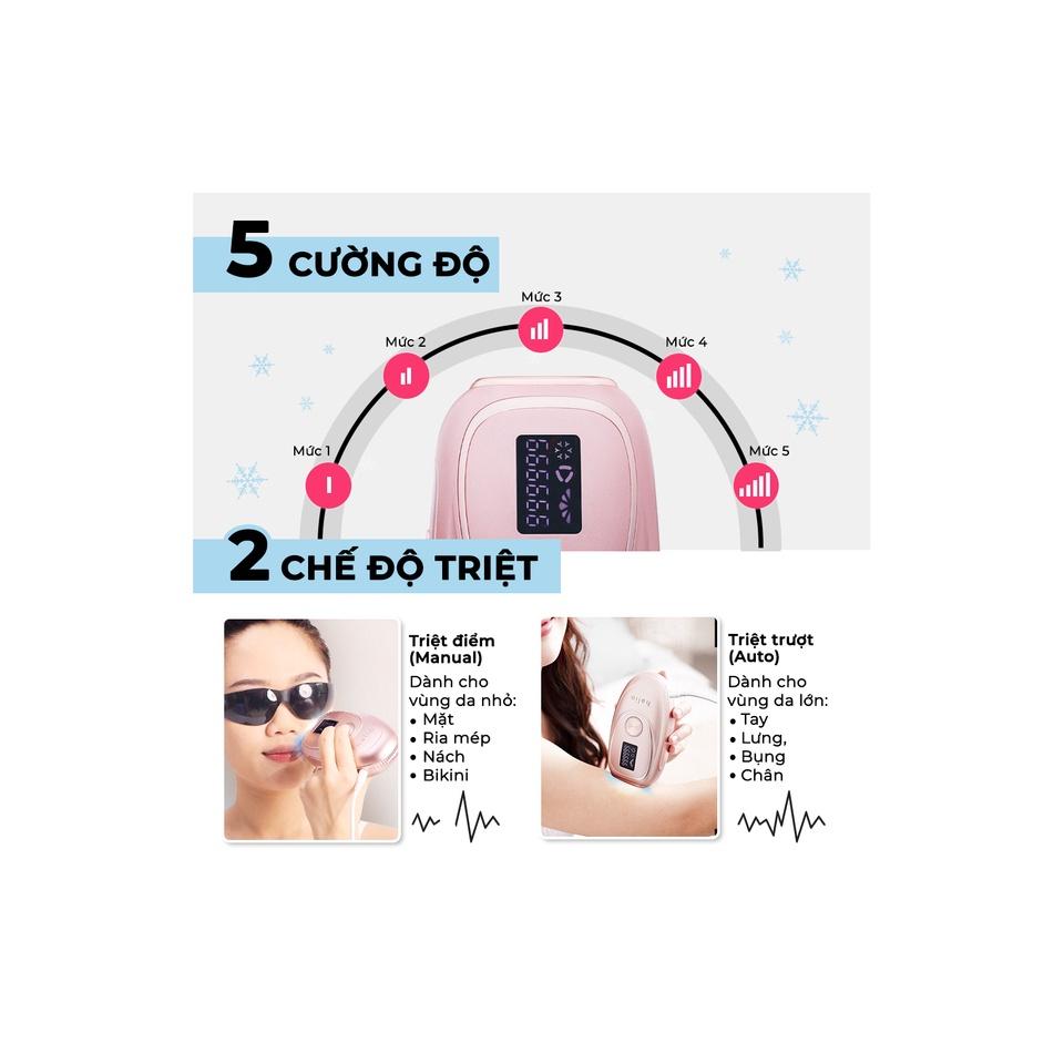 Máy Triệt Lông Lạnh Cá Nhân Halio IPL Cooling Hair Removal Device