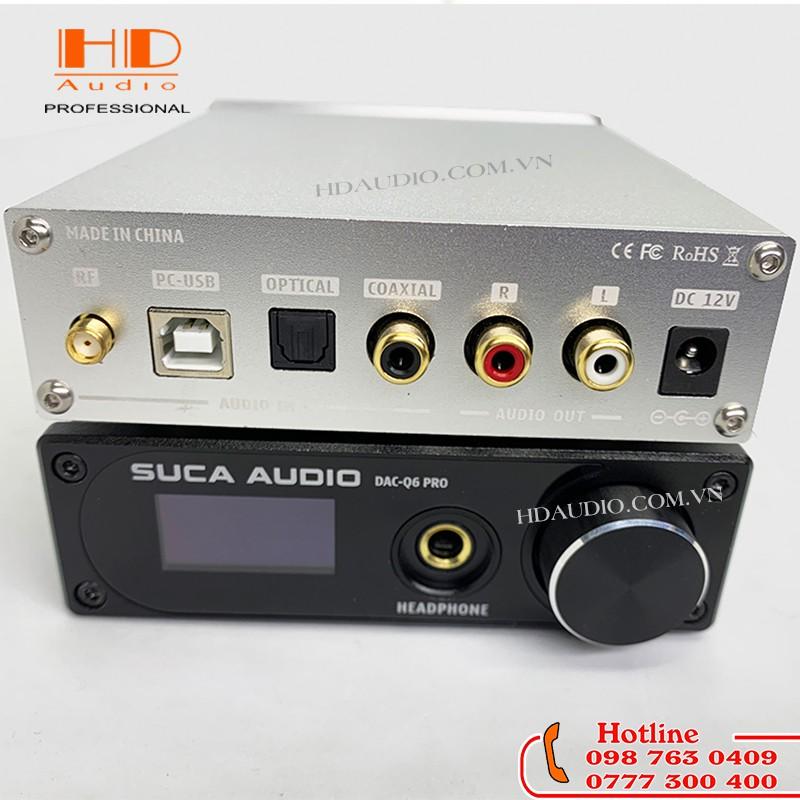 Giải Mã DAC Q6 Pro -SUCA AUDIO/ Giải Mã 32bit/768Khz -DSD512- Hàng Chính Hãng