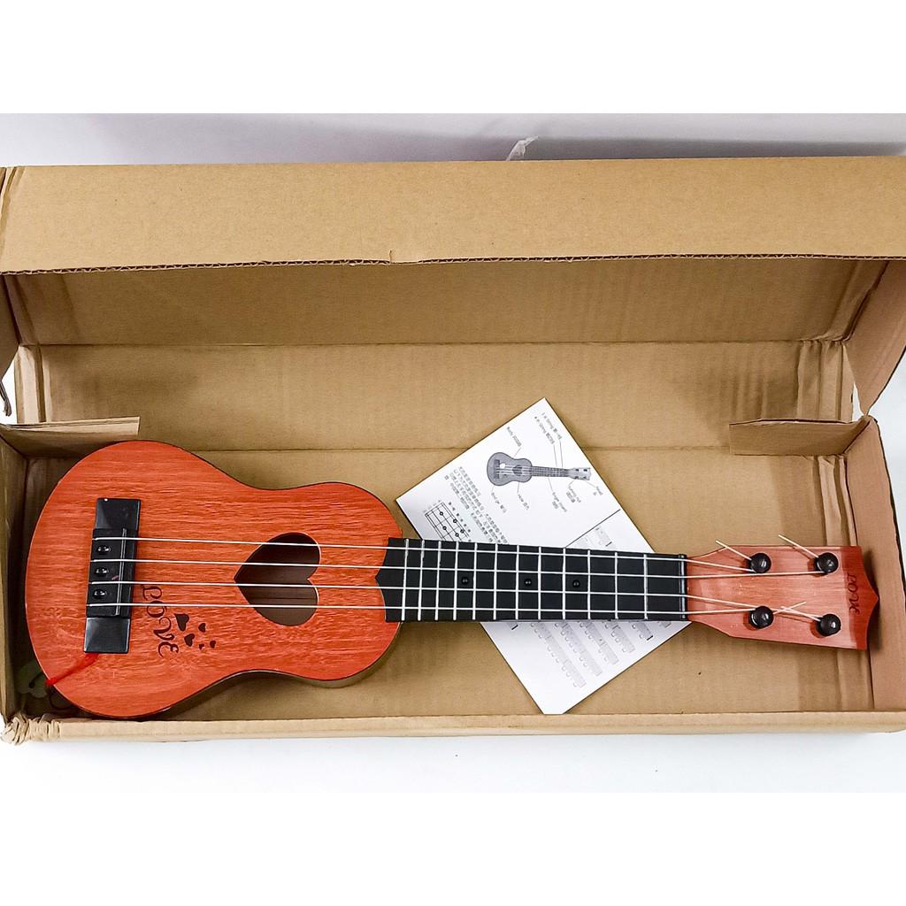 ĐÀN UKELELE GHITA MINI 45CM DÂY CƯỚC CAO CẤP