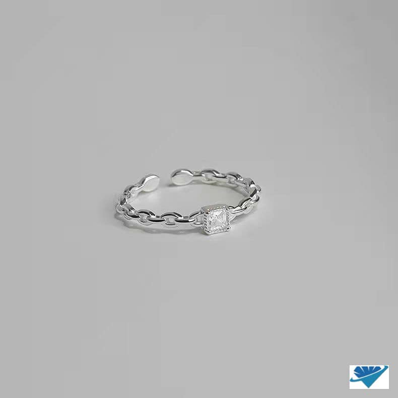 Nhẫn bạc nữ thời trang chất liệu bạc ta MS32a