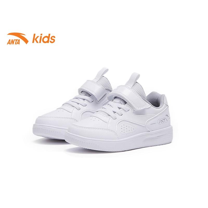 Giày đế bằng bé trai Anta Kids kiểu dáng đường phố năng động, quai dán tiện lợi 332319982S-3