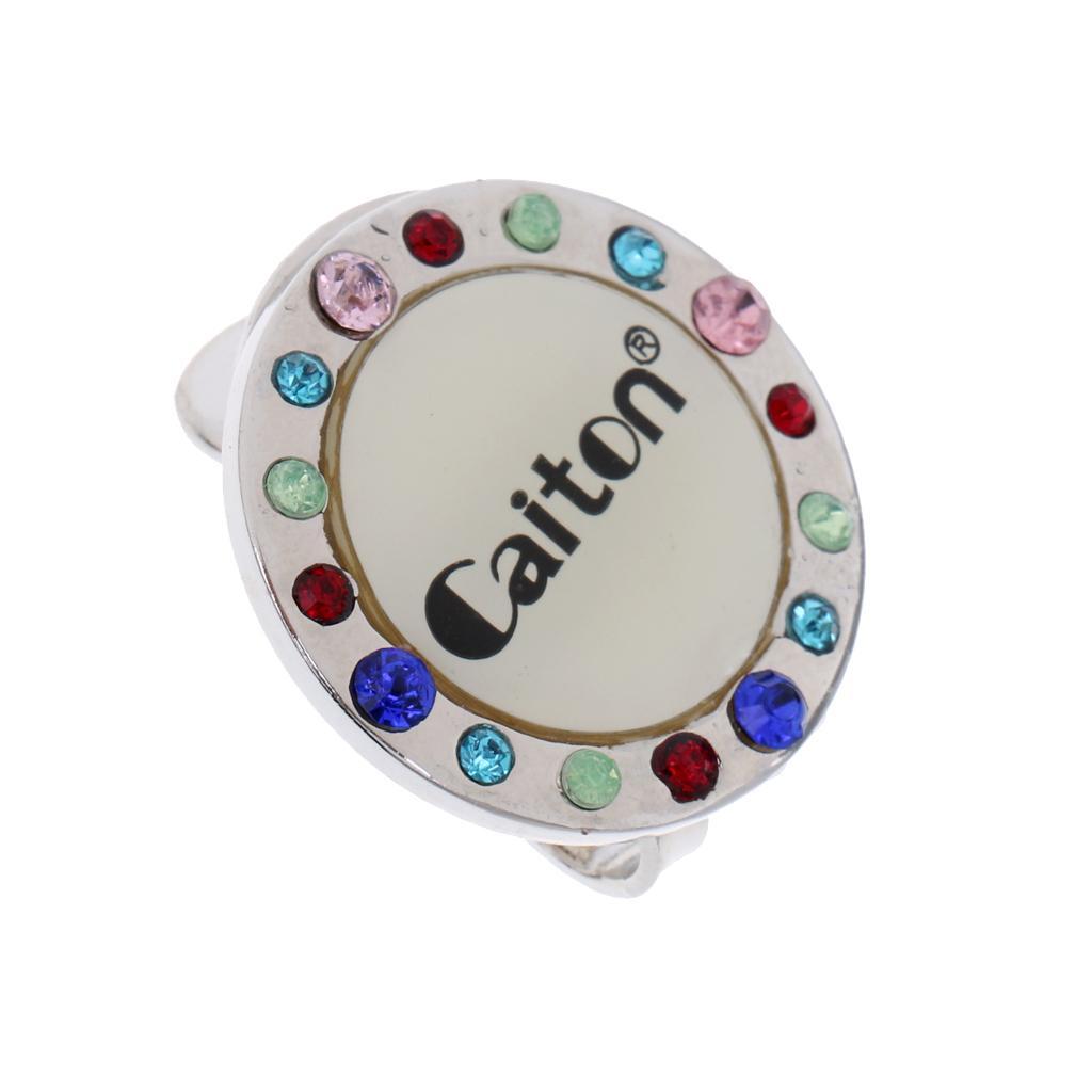 Alloy Golf Hat / Cap / Visor Clip with Golf Ball Marker Golf Accessories