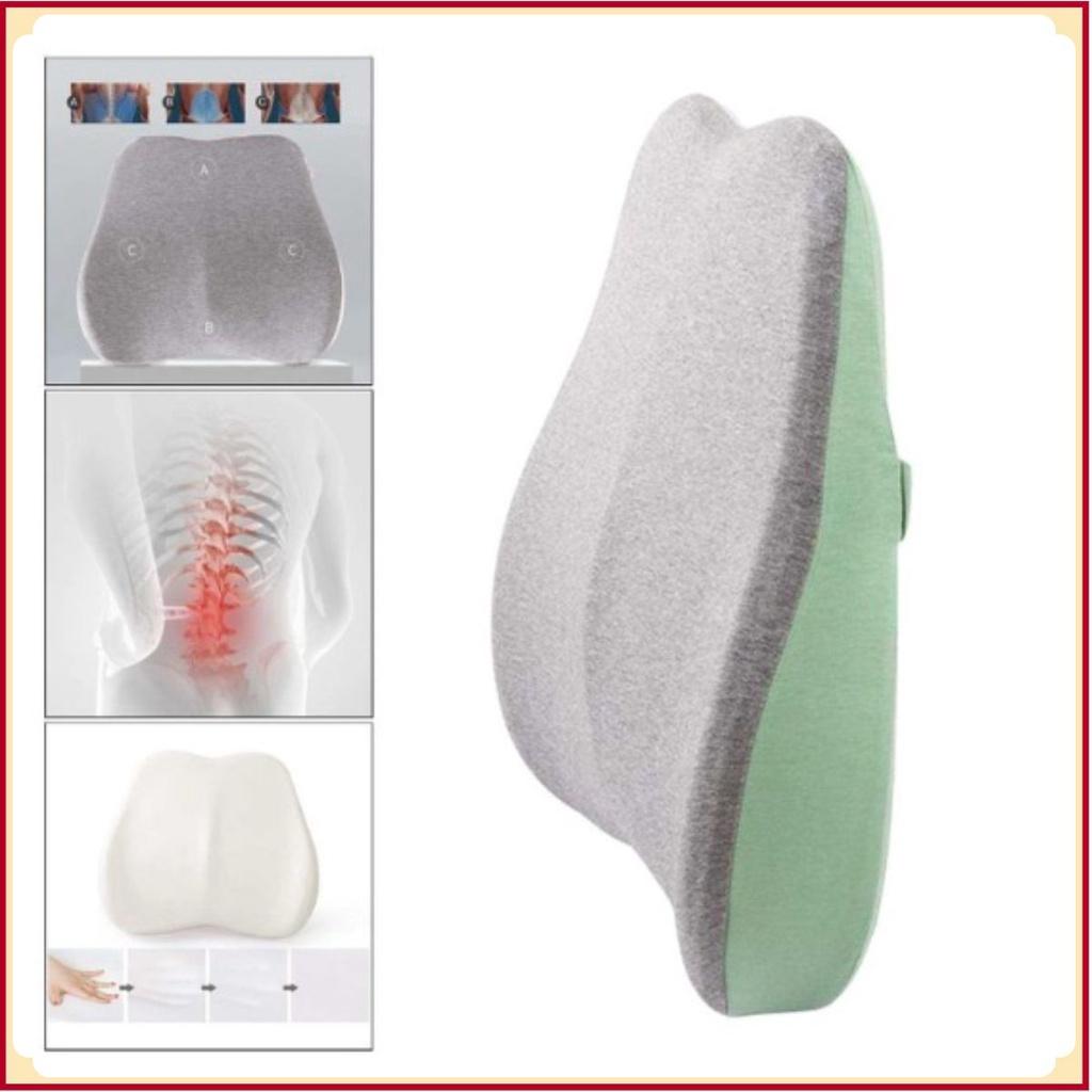 Gối tựa lưng văn phòng êm ái chống mệt mỏi Memory Foam Lumbar Back