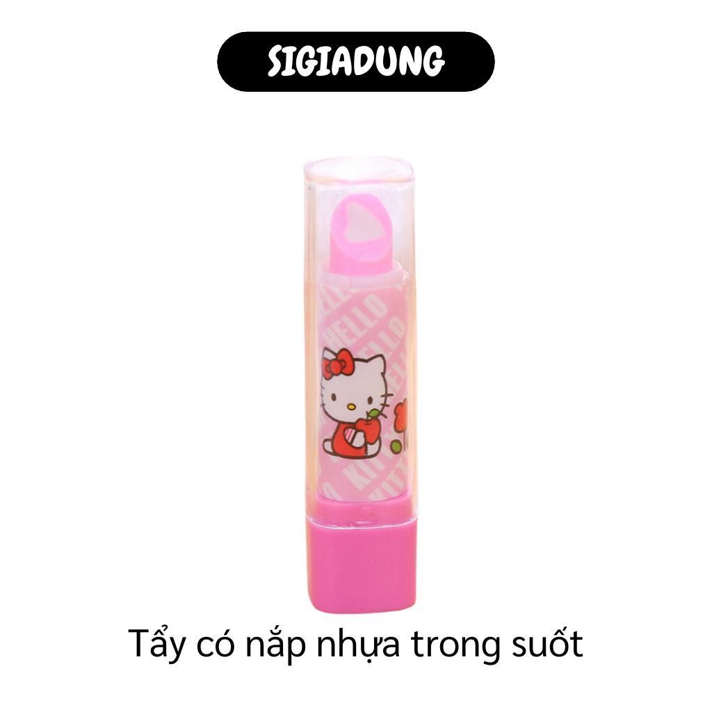 Dụng Cụ Học Tập - Gôm Tẩy Bút Hình Cây Son, Không Chứa Chất Độc Hại, nhiều màu sắc thú vị 7462