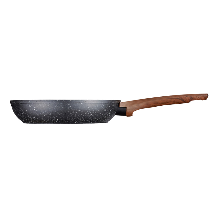 Chảo Nhôm Chống Dính Lock&Lock Baum Marble 1 Tay Cầm LBU1283C