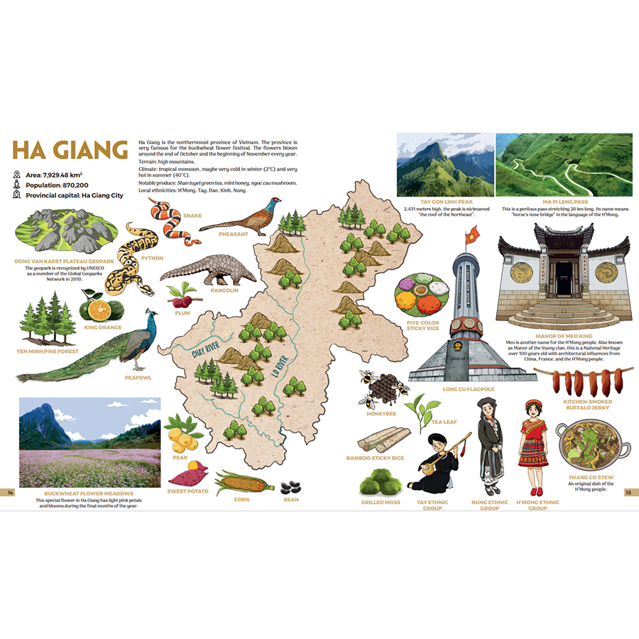 The Land Of Charm - Picture Atlas Of Vietnam - Đất Nước Gấm Hoa (English Version)