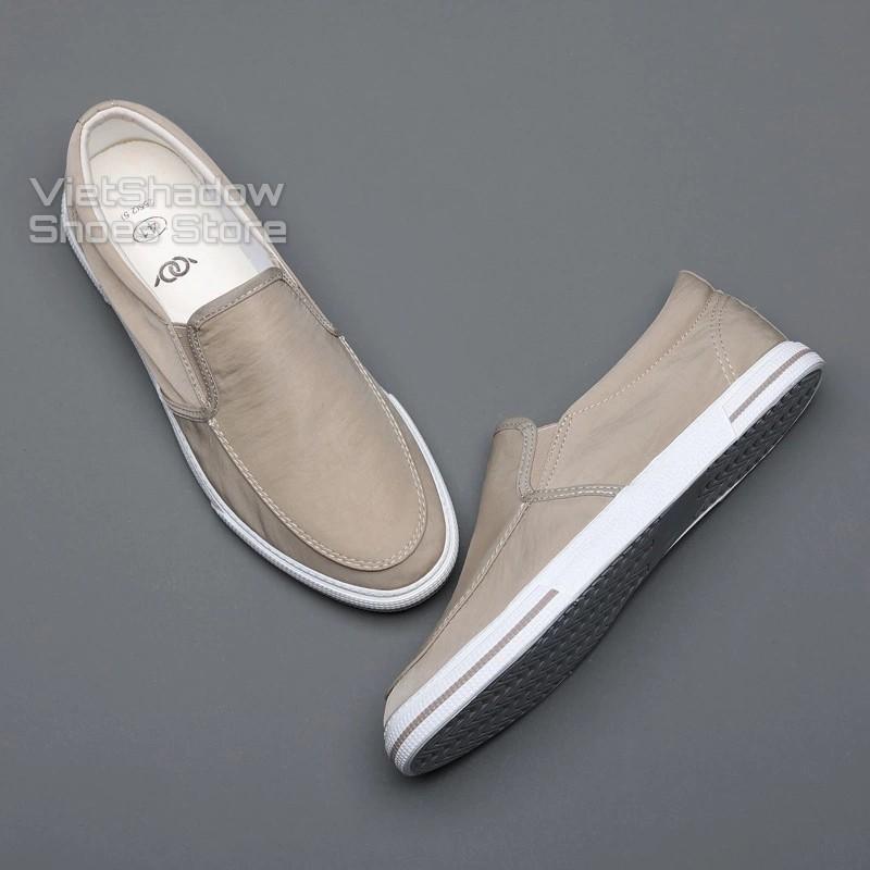 Slip on nam - Giày lười vải nam cao cấp BAODA - Vải polyester (gió) 4 màu tuyệt đẹp - Mã 20062