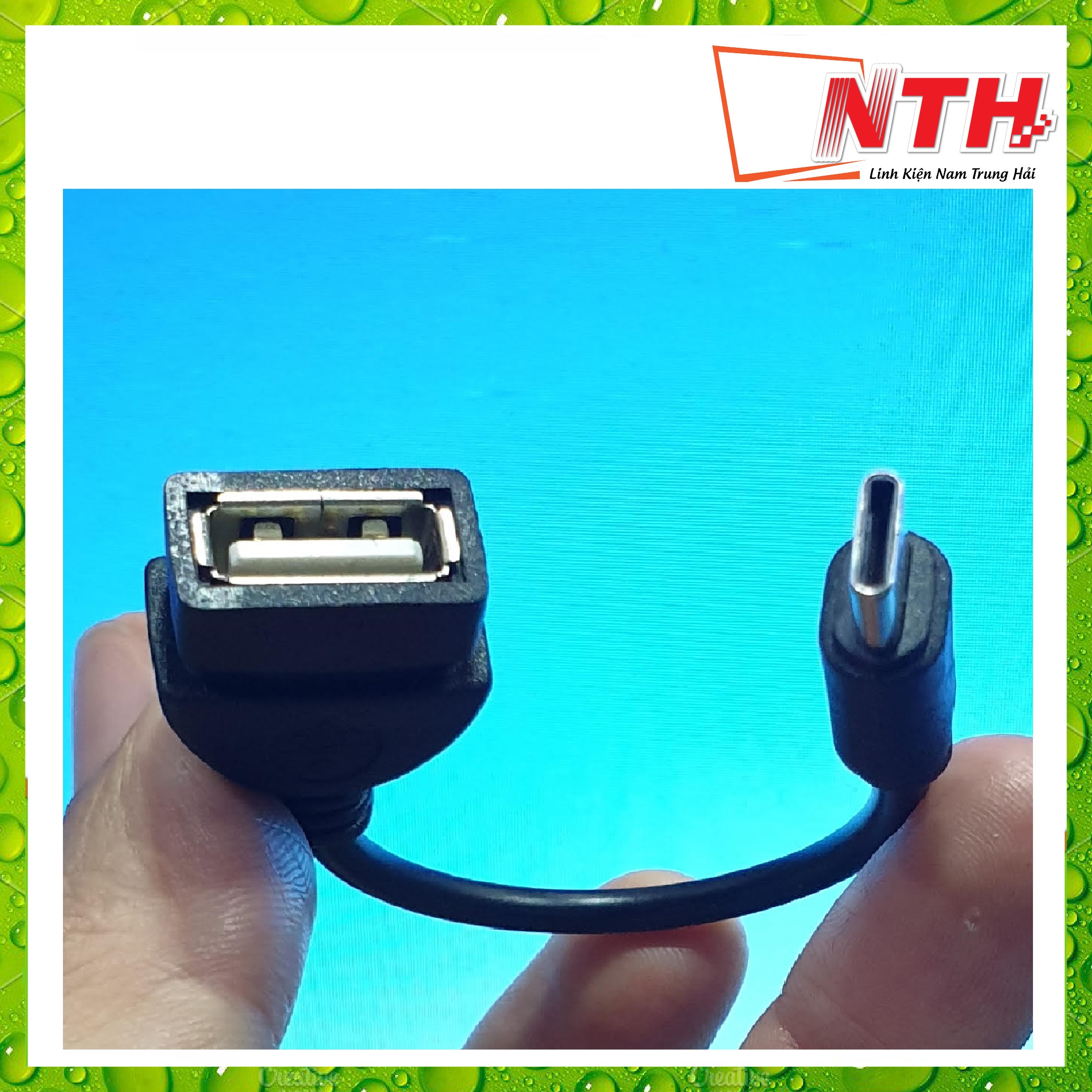 Cáp OTG USB 3.1 - USB Type-c Cho Macbook - Type-c Sang USB âm