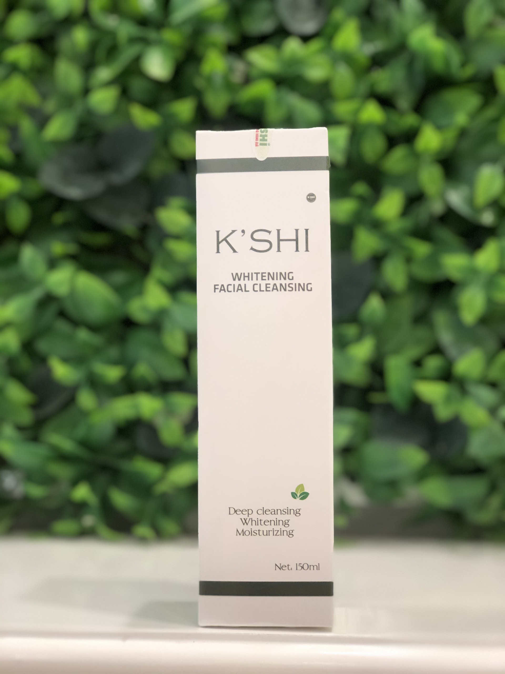 Sữa Rửa Mặt Trắng Da Có Đầu Cọ K’SHI Whitening Facial Cleansing 150ml