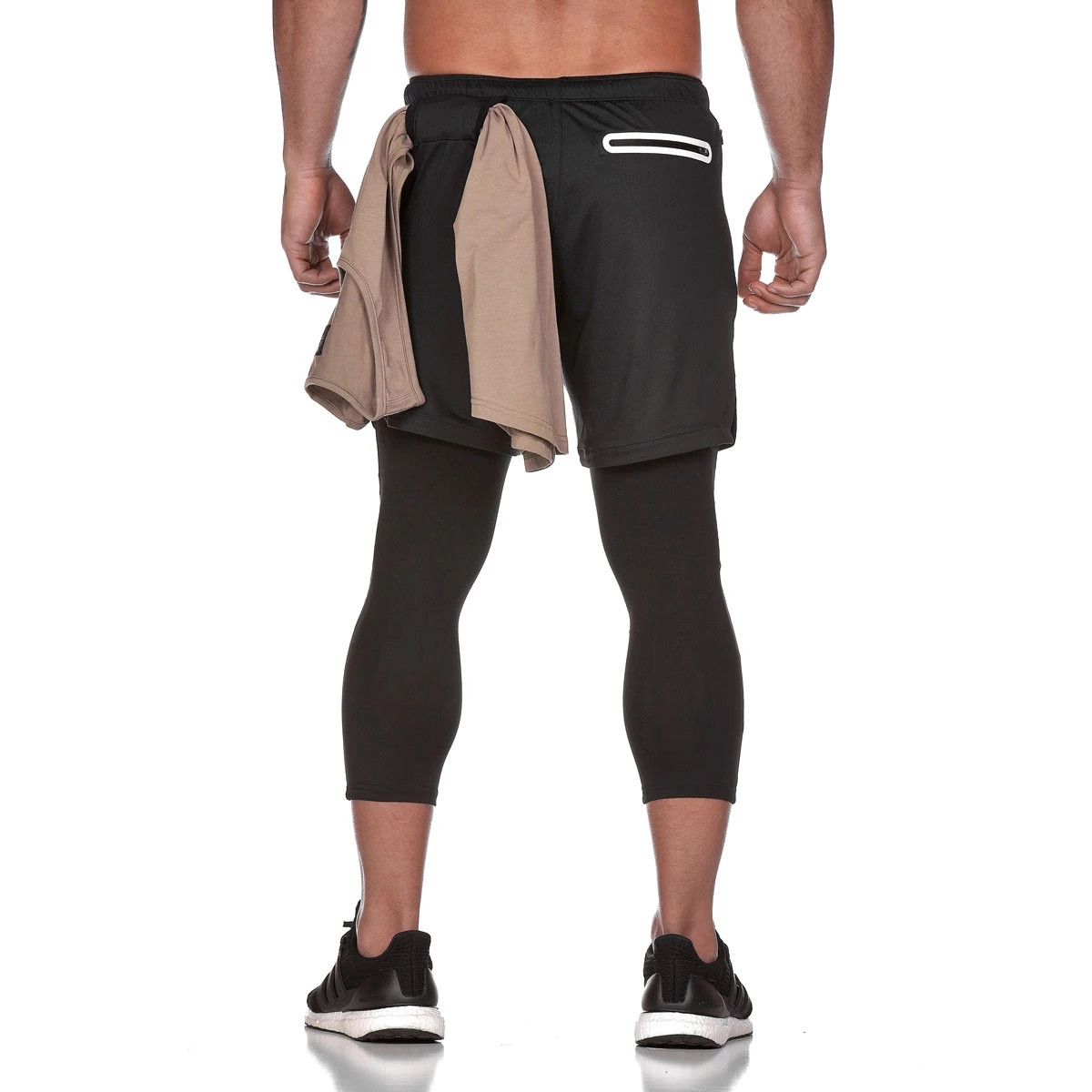 Hình ảnh Quần Tập Gym Nam 2 Lớp Kết  Hợp Legging Chuyên Nghiệp - Quần Bóng Rổ - Quần Thể Thao Nam SZone SQ517