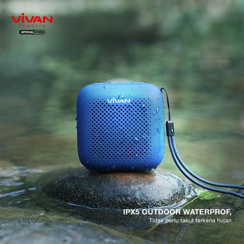 Loa Bluetooth 5.0 VIVAN VS1 - Chống Nước IPX5 - Công Suất 5W - Hàng Chính Hãng