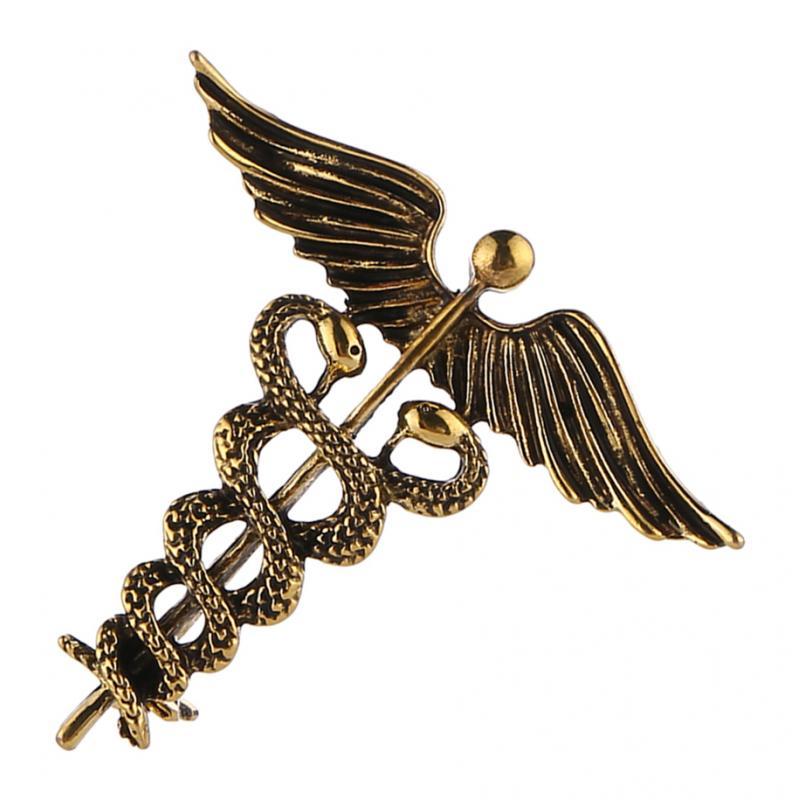 Mens Angel Wings Suit Brooch Badge Pins Collar Lapel Corsage