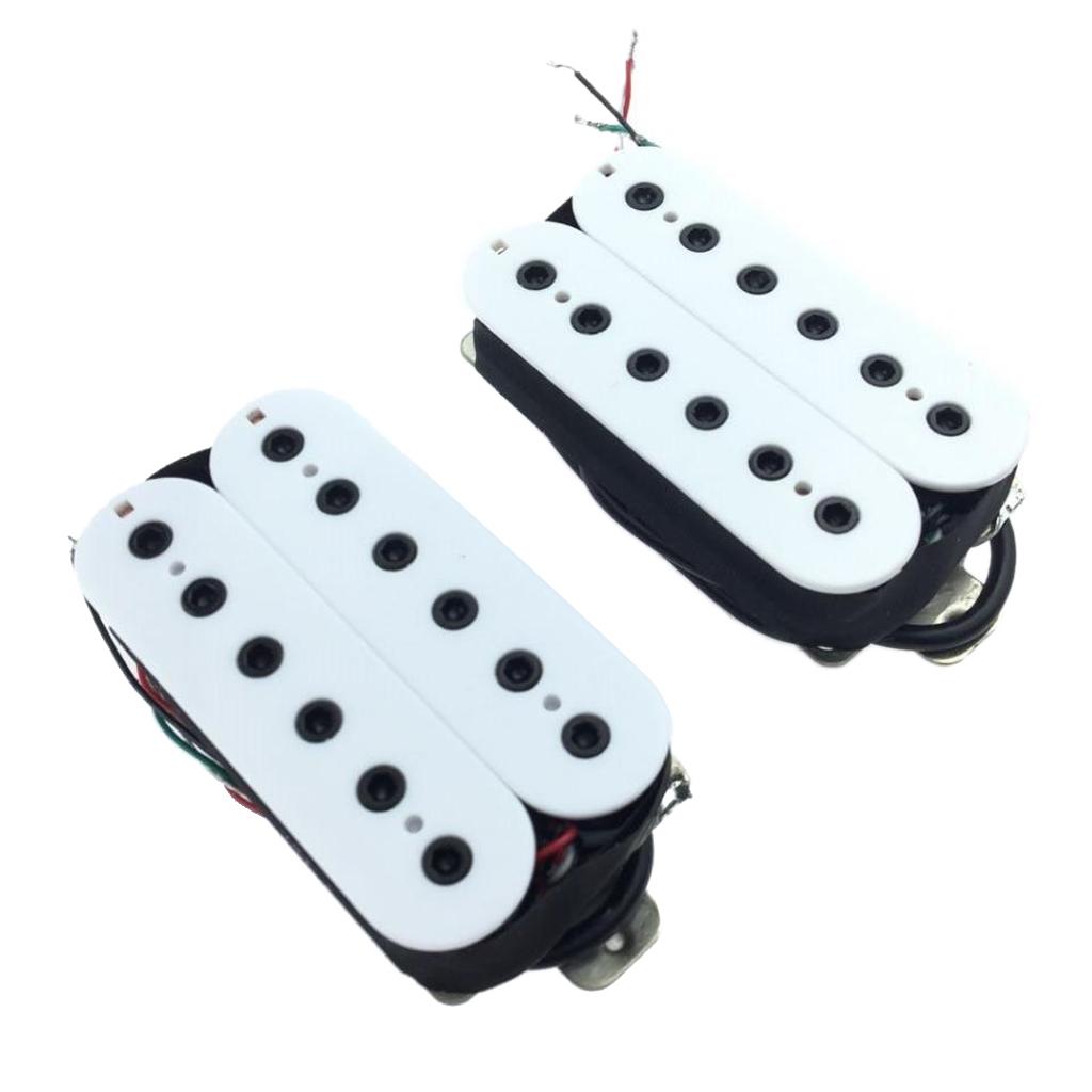 Guitar Parts Accessory PICKUPS HUMBUCKER - Bridge & Neck Pickup SET - White