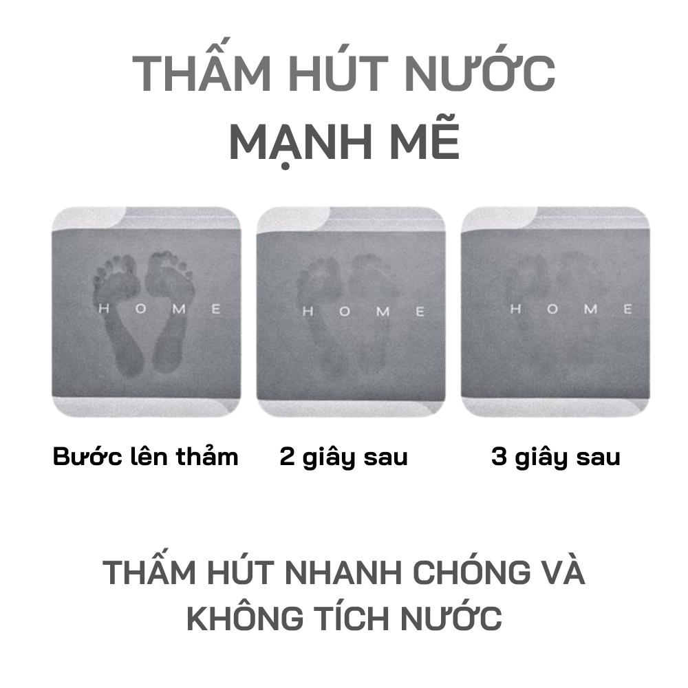 Thảm silicon nhà bếp, thảm lau chân, thảm lót sàn nhà - Thảm hút nước chống trơn trượt