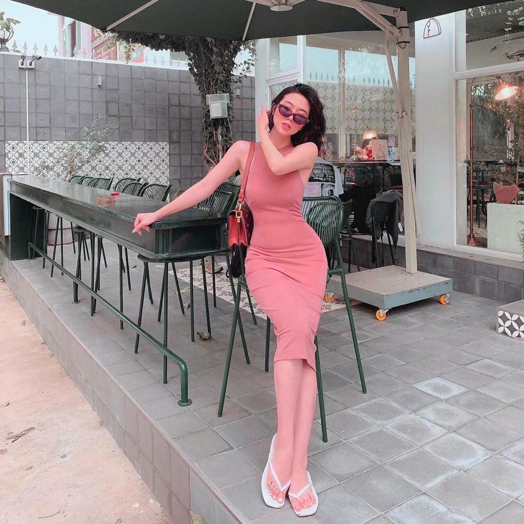 Đầm body 3 lỗ form dài thời trang XIXO - mã DAM0043