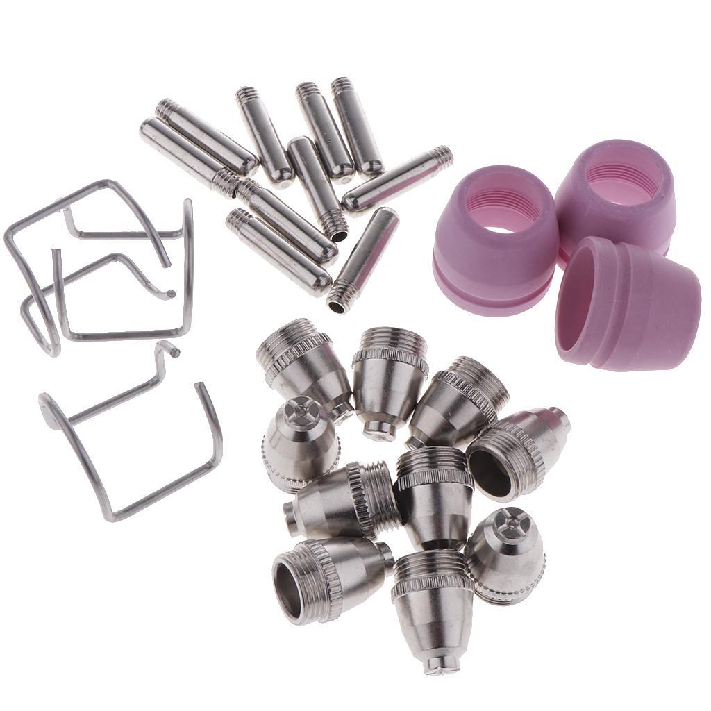 26 Pieces SG55/AG60 Plasma Cutter Torch Consumables Accessories